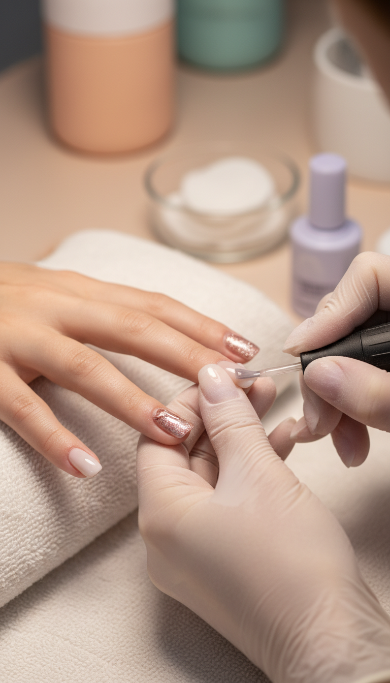 Manicure Gel Removal and Reapplication About